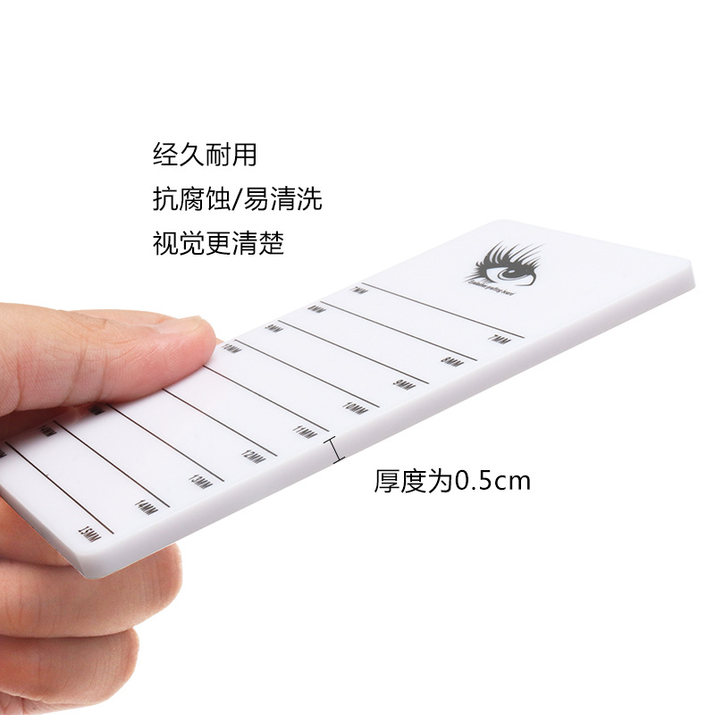 1Pc Acrylic Lash Holder Palett - đánh giá và giá Eyelash Extension Look
