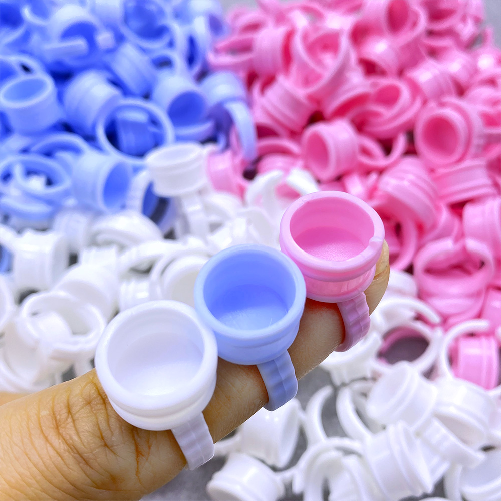 100Pcs Glue Rings For Lashes G - đánh giá và giá Eyelash Extension Look