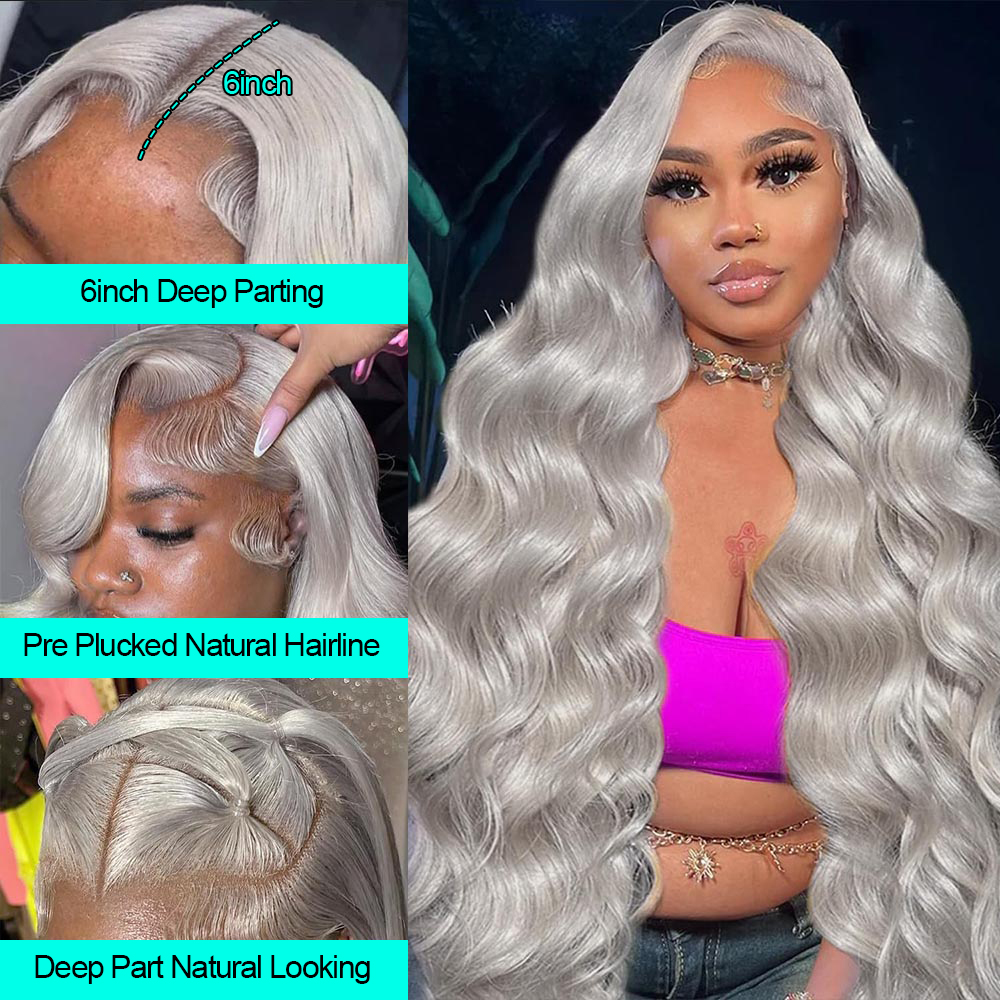 Cosplay Body Wave Silver Grey  - đánh giá và giá Eyelash Extension Natural Look