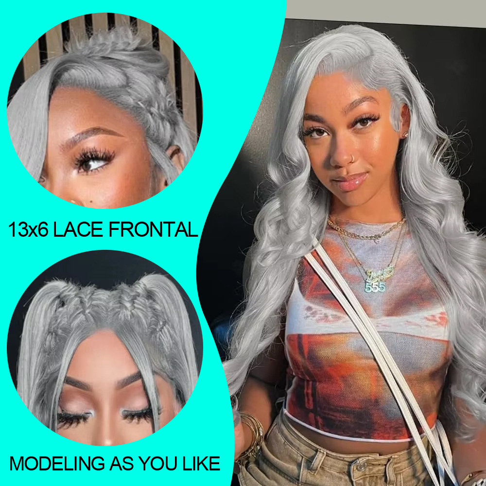 Cosplay Body Wave Silver Grey  - đánh giá và giá Eyelash Extension Natural Look