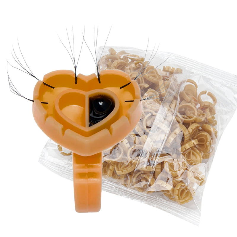 500PCS Glue Rings for Lash Ext - đánh giá và giá Eyelash Extension Look