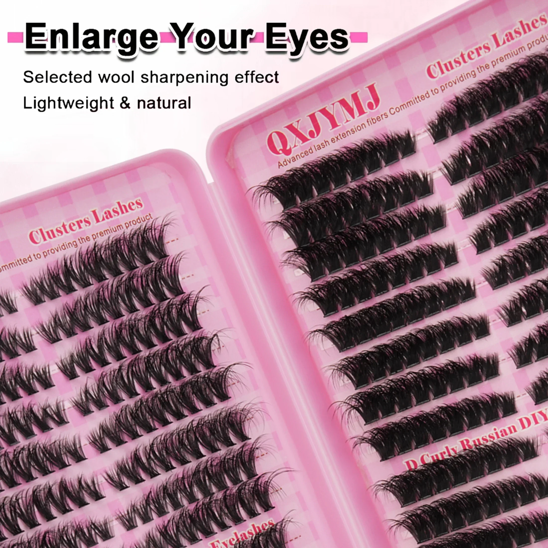 32 Rows D Curly Russian DIY Fa - đánh giá và giá Eyelash Extension Russian