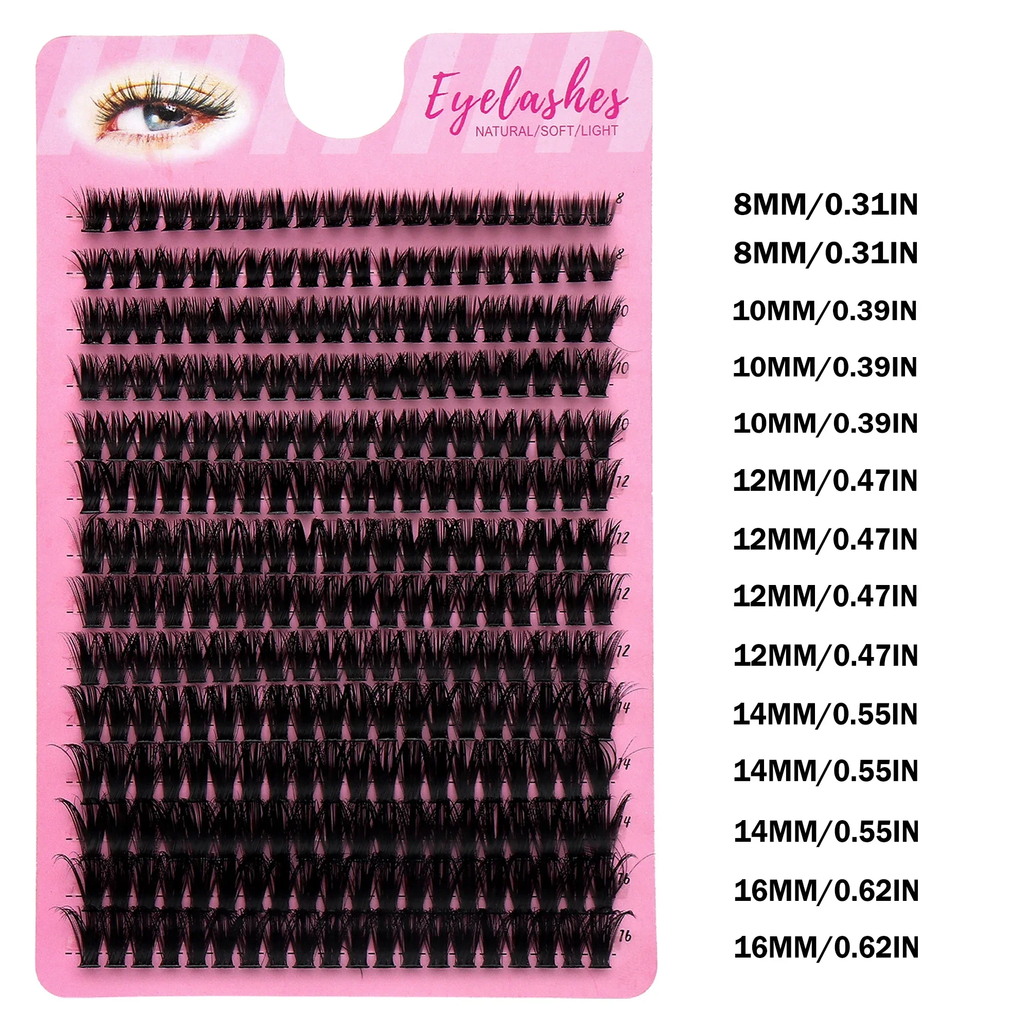 Russian Volume Cluster Lashes  - đánh giá và giá Eyelash Extension Russian
