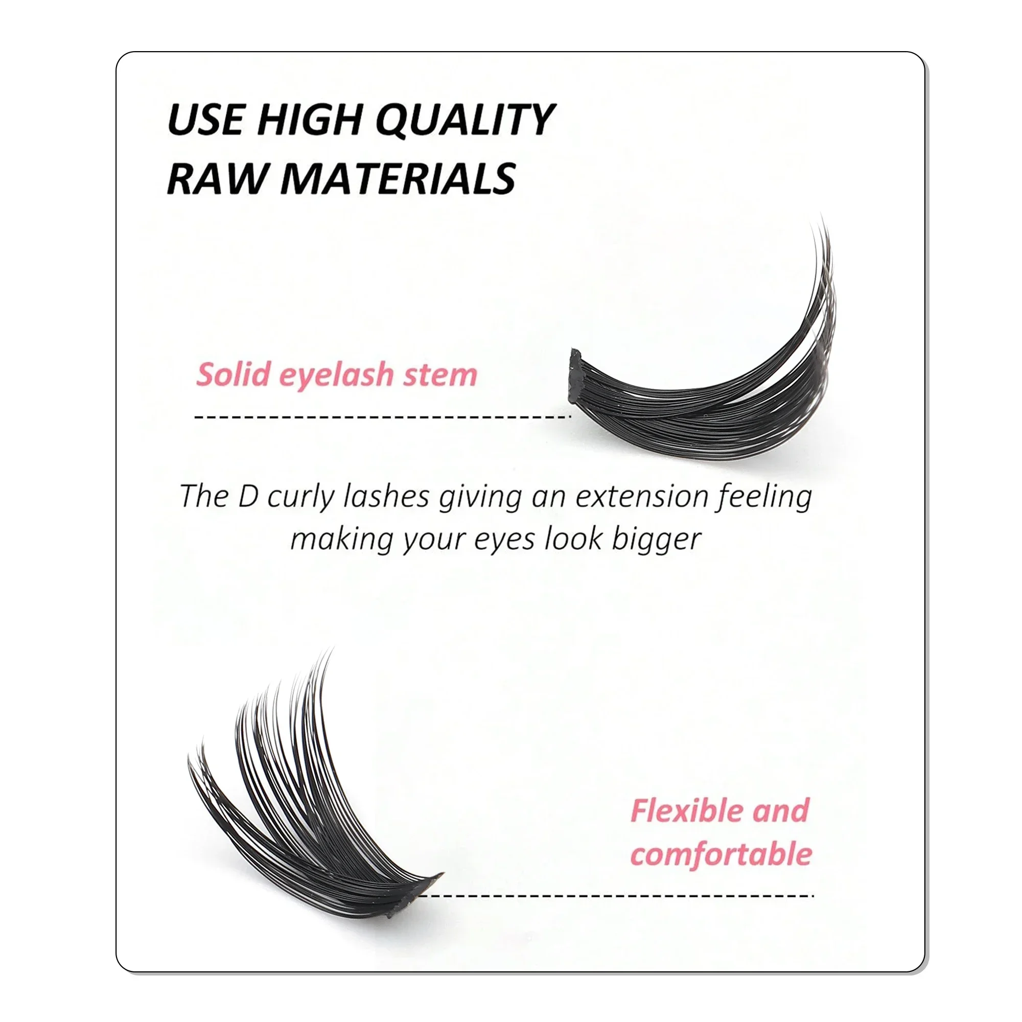 Russian Volume Cluster Lashes  - đánh giá và giá Eyelash Extension Russian